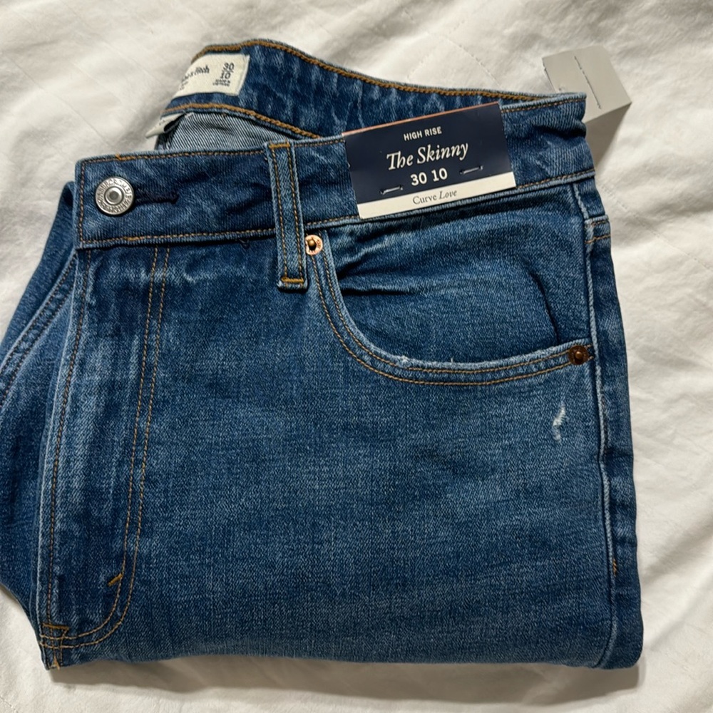 Abercrombie & Fitch high-rise skinny curve love jeans